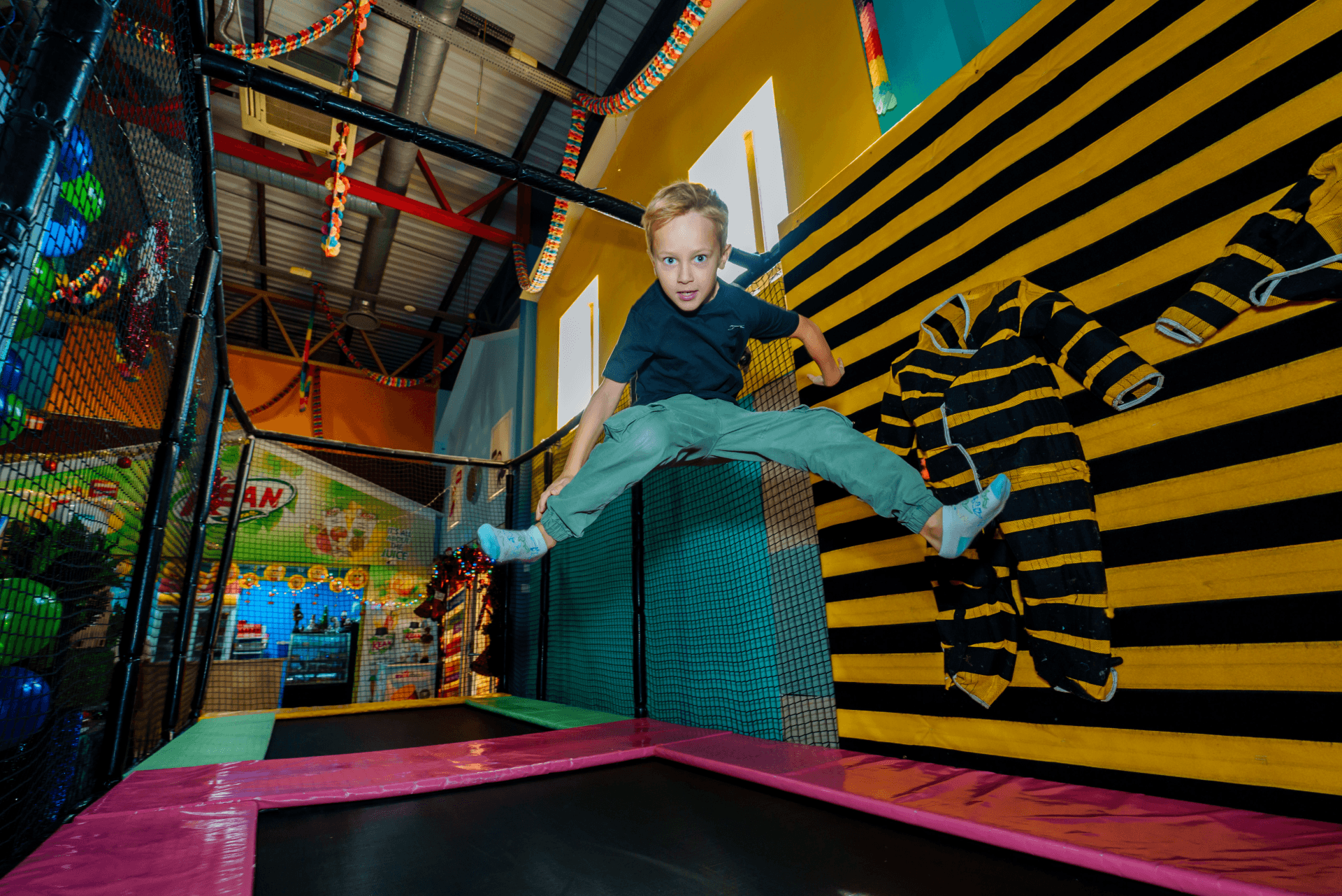 Indoor playground and trampolines for kids in Limassol